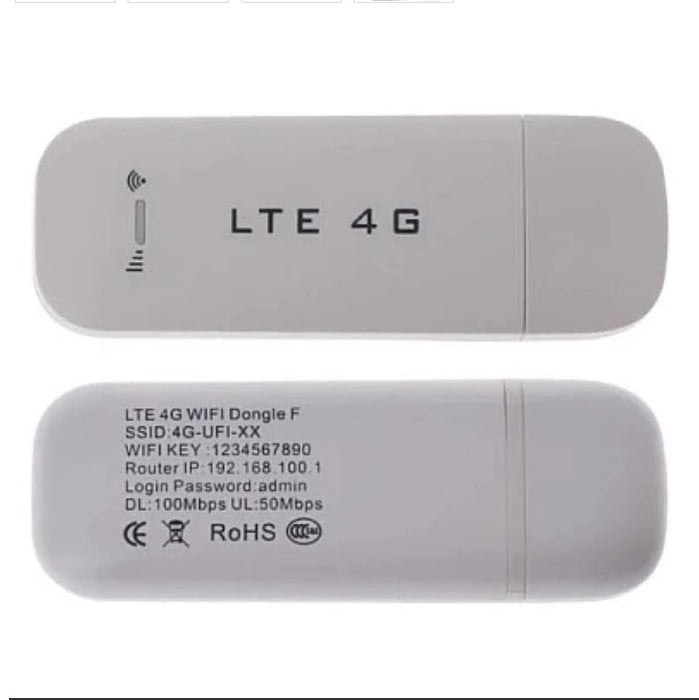 Modem Mobile WiFi, Andowl Q-WF30, 4G LTE, USB Stick, 150Mbps Hotspot Speed, White