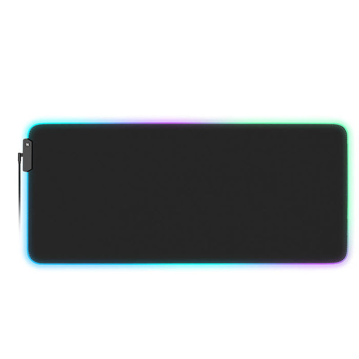 Mouse Pad Gaming cu Iluminare Led RGB King Size 90x40cm Negru