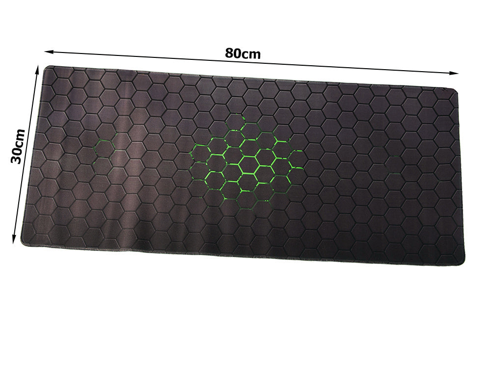 Mousepad XXL Gaming, Material Flexibil si Durabil, 80x30 cm, Negru