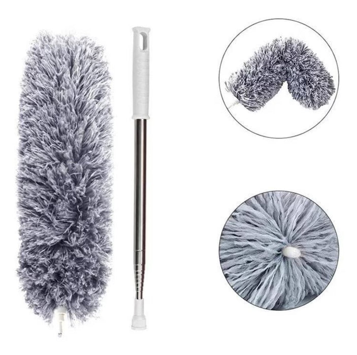 Microfiber Telescopic Pamatuf, се простира до 2,80 м, за твърди области, с 360 ° въртене