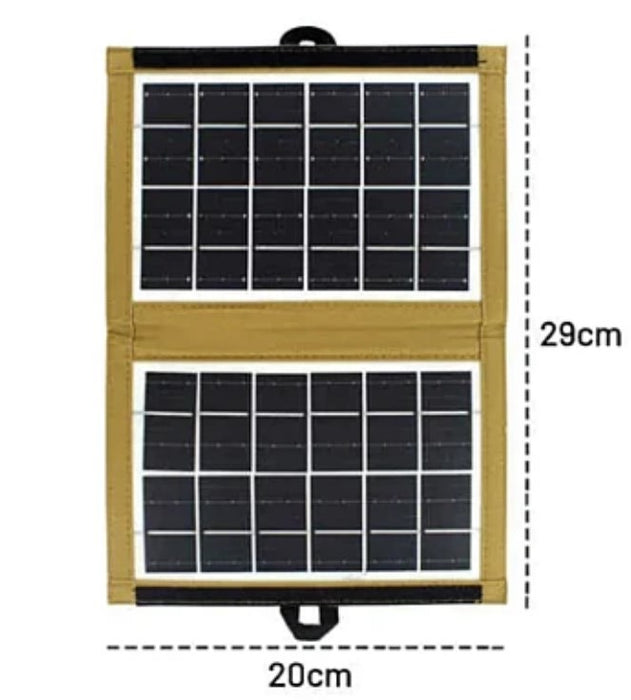 Преносим слънчев панел CCLAMP CL-670, USB зареждане, 7.2W, сгъваем