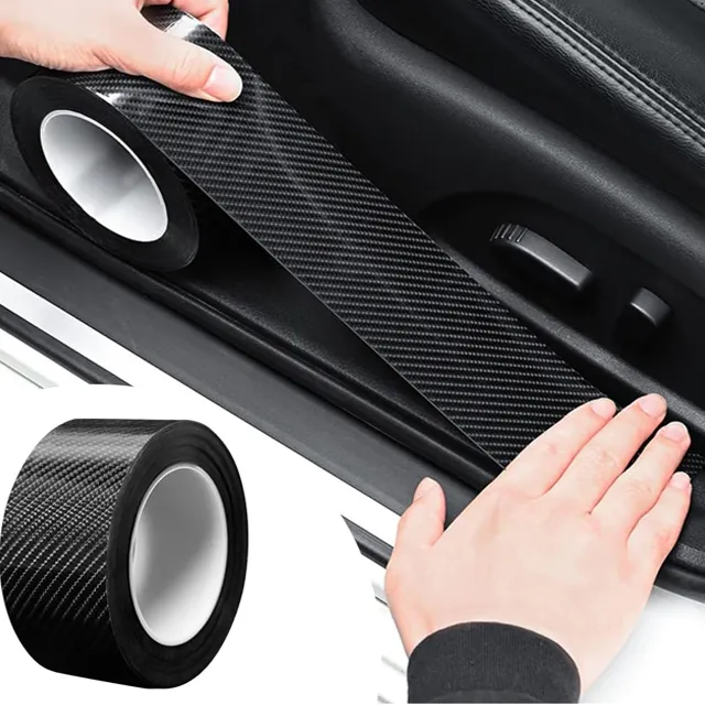 Banda Adeziva Carbon pentru Protectie si Tuning, Interior sau Exterior Auto, 5x500cm