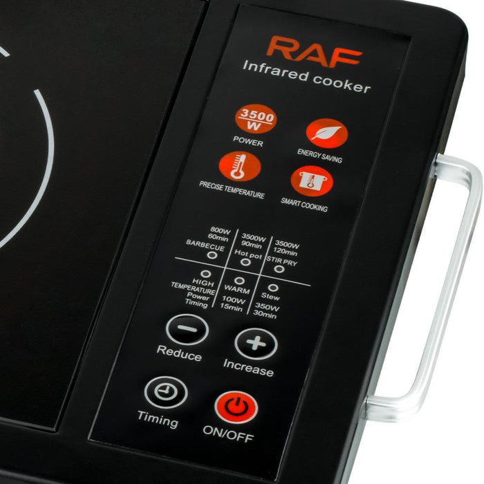 RAF R.8046 Electric Hob με υπέρυθρη ακτινοβολία θέρμανση και έλεγχο αφής, 3500W