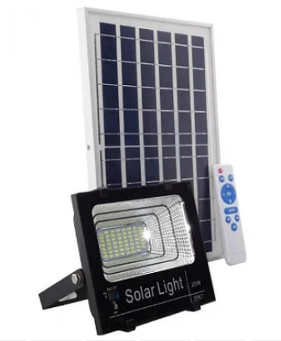 Proiector LED 25W cu panou solar si telecomanda FO-T225