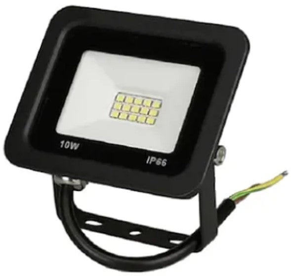 LED проектор 10W, IP66, 220V, вътрешно-екстериал, черен