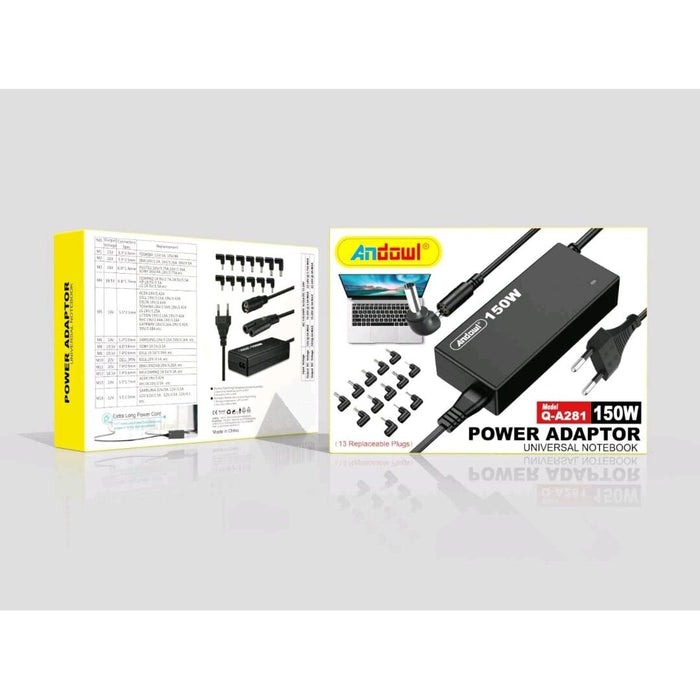 Universal 150W Laptop Loader с 13 адаптера, 2m дължина