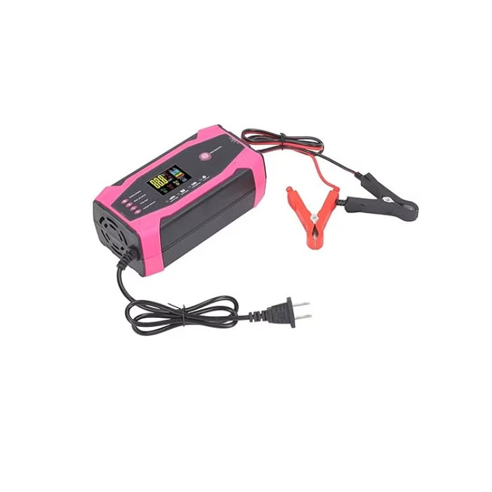 CAR COUTTIFIER, 12V, 10A, 24V, 5A, с интелигентно управление, LCD екран, черно-розово