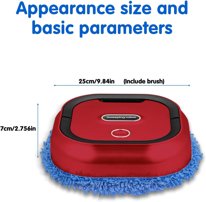 Robot mop inteligent QSD003, 5.4W, USB, reincarcabil, ud sau uscat, silentios