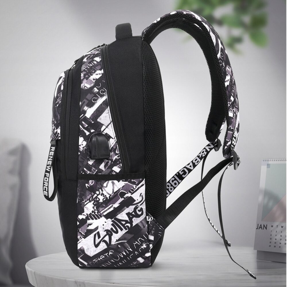 Rucsac Music Boy Design Multifunctional LED, Fosforescent, 35L - 3 | YEO