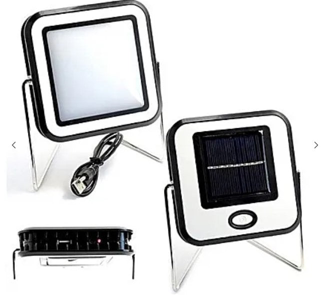 Proiector solar 30LED-uri, 10W, RY-T913-30, incarcare solara sau USB