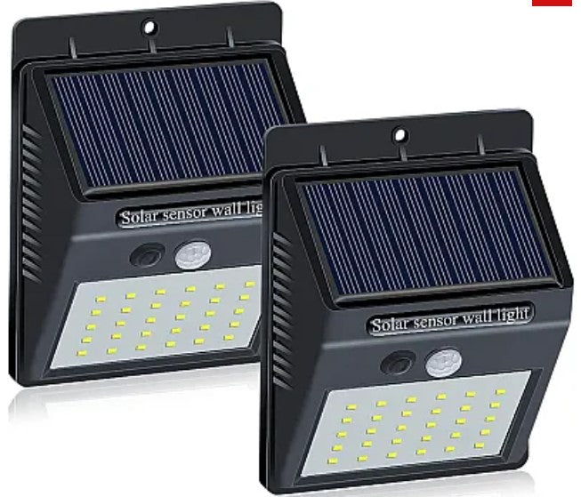 Ρυθμίστε 2 φωτεινά 30 λαμπτήρες Solare με αισθητήρα κίνησης και λειτουργία φωτισμού 1