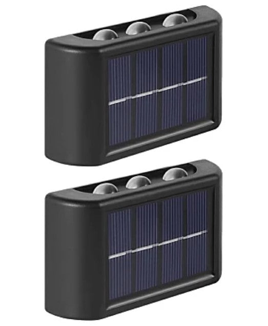 Set Lampi Solare de Perete cu 3 led Iluminare Sus Jos