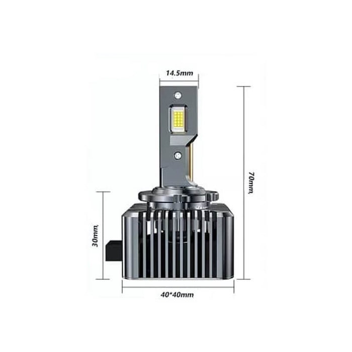 Ρυθμίστε 2 D1s LED BGR10 Βολβοί, Canbus, Xenon LED Conversion, 6500K, 10000LM