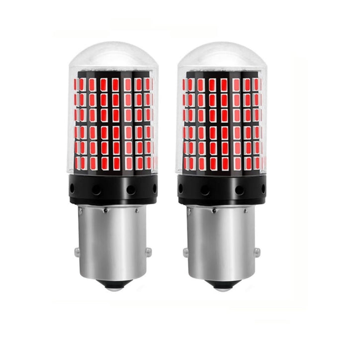 Σετ 2 λαμπτήρων LED LED 1156 BA15S P21W 3014, με 144 LED, 20W, για Marsarier, Signal ή Fraja