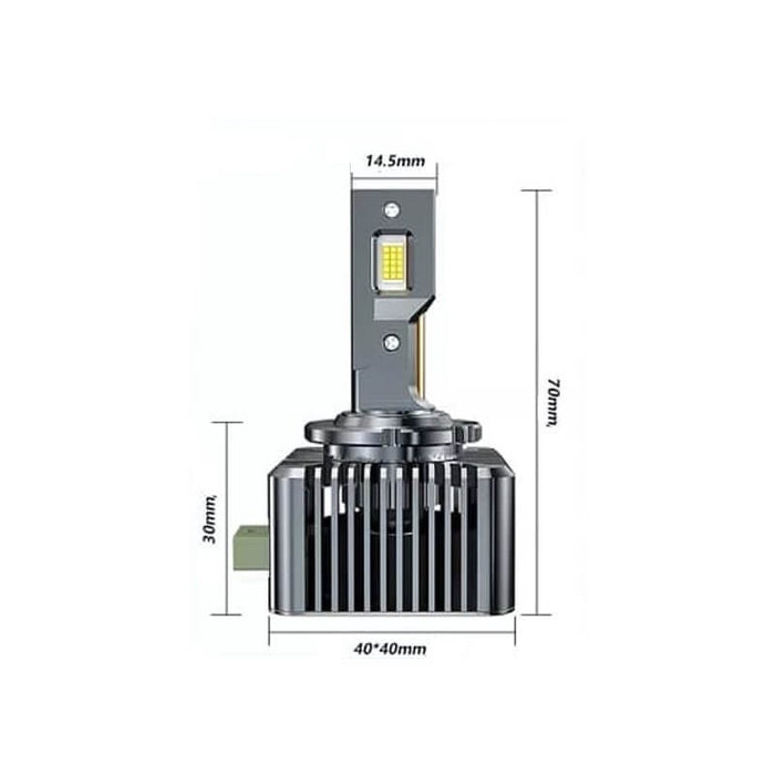 Set 2 LED D3S izzók, BGR10, Canbus, Xenon LED átalakítás, 6500K, 10000 lm