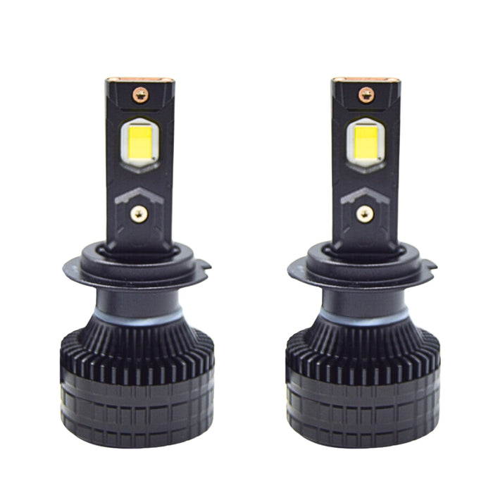 Set 2 becuri LED H7 V88S Canbus, cu putere 380W, 18000Lm, 6000K, lumina alba-rece