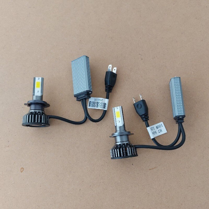 Set 2 LED LED-izzók, 100W, COB, fehér-vörös fény, 12000 lm