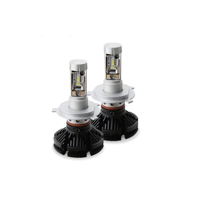 Set 2 LED LED izzók x3 H4/H7/H11, két teljesítményfázisú, 50W, 6000K, 6000 lm, IP67