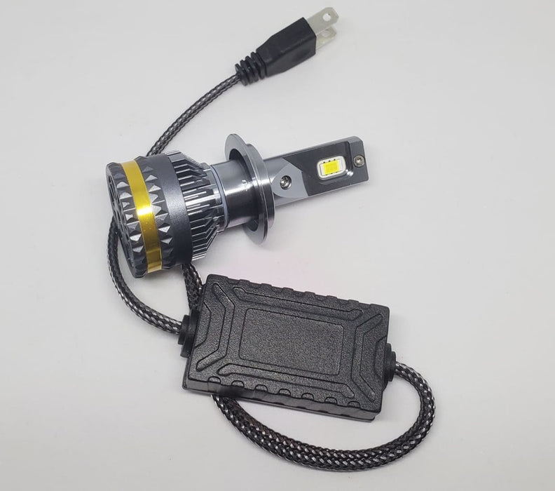 Set 2 becuri auto LED H7, 100W, 15000LM canbus, lumina alba 6000K