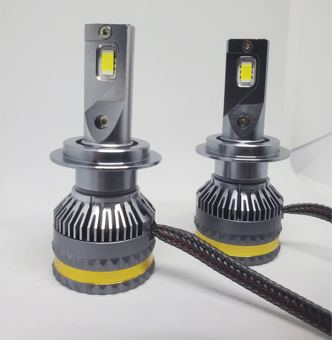 Set 2 becuri auto LED H7, 100W, 15000LM canbus, lumina alba 6000K