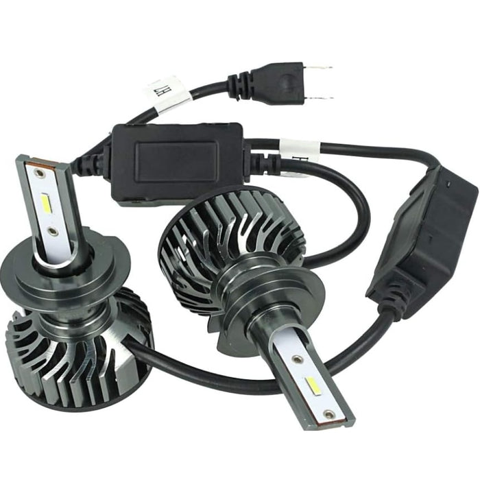 Set 2 becuri auto LED H7, 100W, COB, lumina alba-rece, 12000 lumeni, 12V