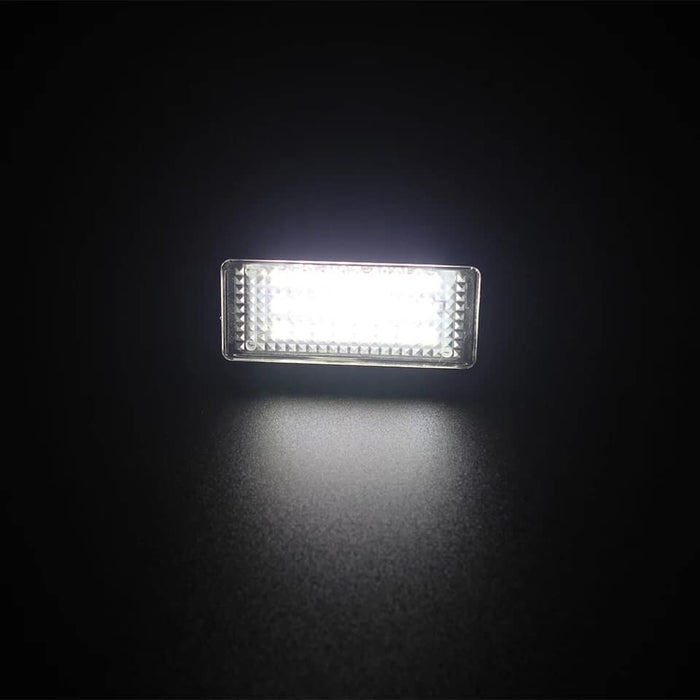 Σετ 2 λαμπτήρων LED για αριθμό αυτοκινήτου, 5W, 290LM, 6500K, λευκό κόκκινο φως