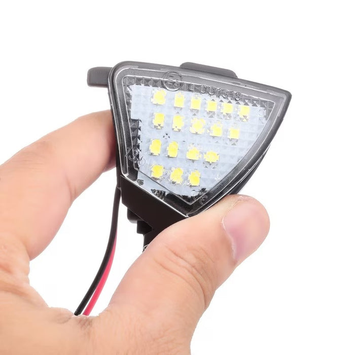 Állítsa be a 2 LED -es lámpát a tükör alá - pocsolya lámpák, 6500K fehér -ed, tükrök lámpák