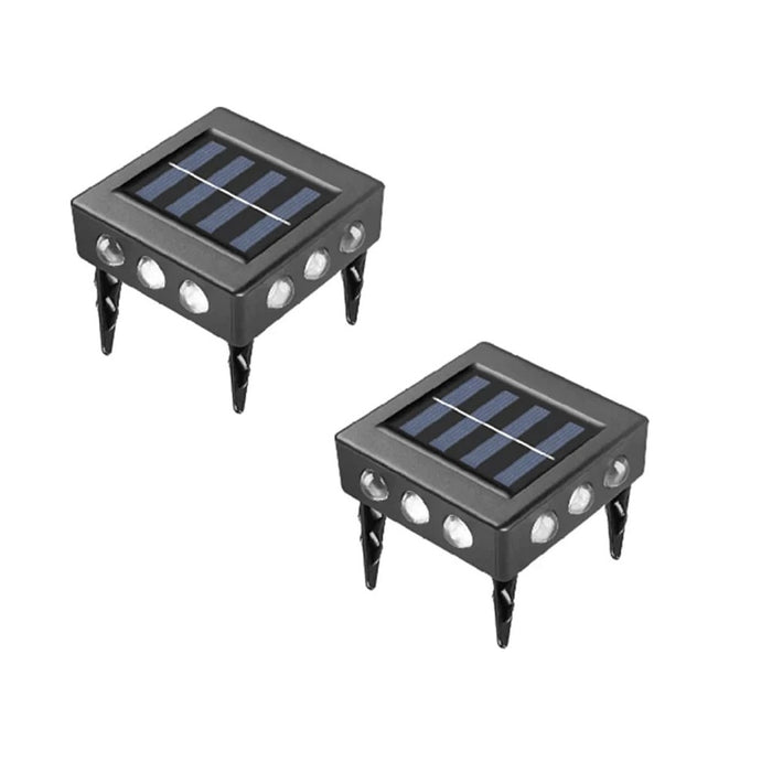 Set 2 lampi solare YD2309 de perete cu 12 LED