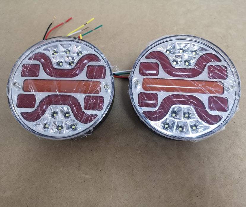 Ρυθμίστε 2 στάσεις πίσω, πλήρη LED, 12-24V, δυναμική σηματοδότηση, ρυμουλκούμενα, πλατφόρμες