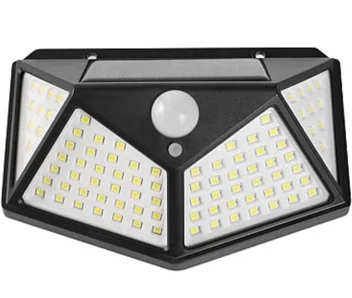 Set 3 Lampi ULTRA 100 LED Solare cu senzor de miscare si lumina 3 moduri ILUMINARE