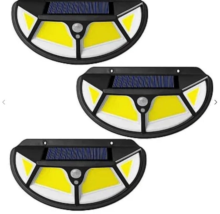 Set 3 x Lampa solara SH -122 LED COB cu senzor de miscare si lumina 3 moduri ILUMINARE