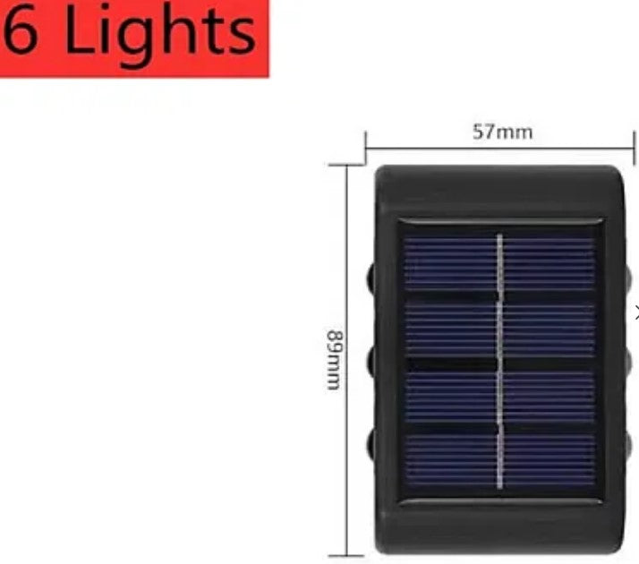 Set Lampi Solare de Perete cu 3 led Iluminare Sus Jos