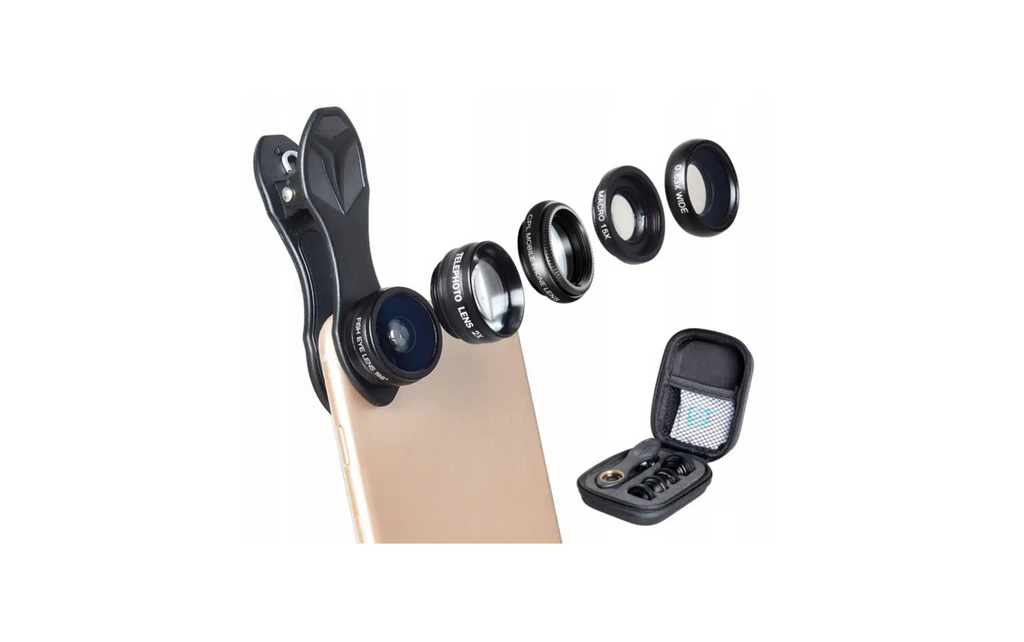 Set 5 in 1 Obiective pentru Telefon, Sticla Optica Multi-Stratificata - 1 | YEO