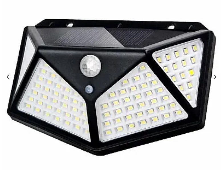 Ρυθμίστε 6 ηλιακούς λαμπτήρες Ultra 100 LED με αισθητήρα κίνησης και φωτισμό 3 φωτισμού