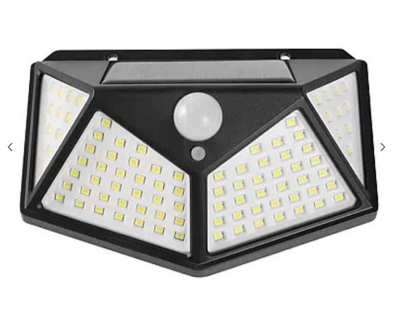 Set 6 Lampi Solare ULTRA 100 LED cu Senzor de Miscare si Lumina 3 Moduri ILUMINARE