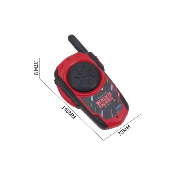 Задайте с 2 Walkie Talkie за деца 5 години+, ZR325, максимално разстояние 500 m, 14x7x3.7 cm, червено червено/черно черно