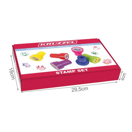 Set de 60 de Stampile Multicolore pentru Copii - 3 | YEO