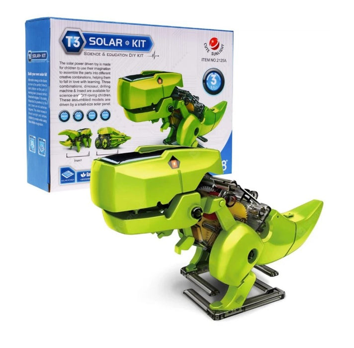 Kit Educational 3 на 1 за деца, можете да построите динозавър, тренировка или насекомо