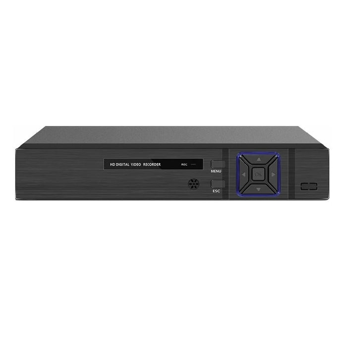 Sistem DVR/NVR cu 4 canale DV02 si compresie H265 HDMI, 4K Ultra HD, negru