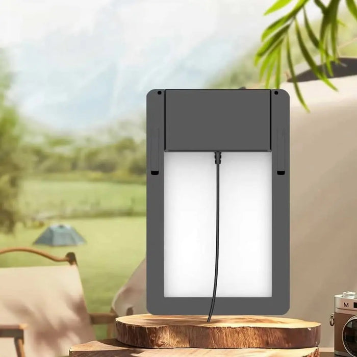 LED Solar Lighting System, με 2 προβολείς και ηλιακό πάνελ, 3W, 1200lm, 3600mAh, IP67