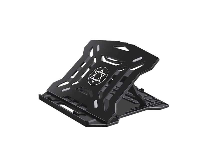 Suport/cooler pentru laptop reglabil, Universal, Negru