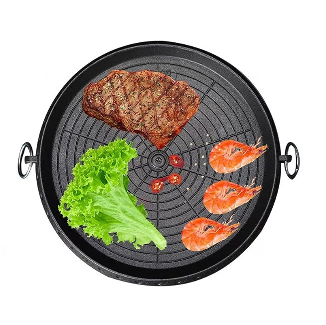 Στρογγυλό Grill Pan AO78288, 32cm, με μη -stick, μαύρο στρώμα