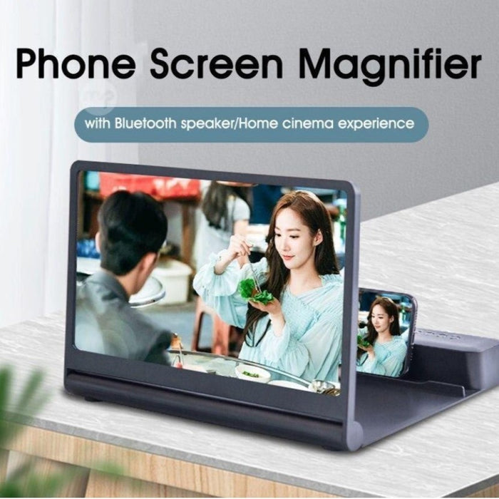 Ενισχυτής εικόνας για smartphone, HD, με ηχείο 10 -INCH Bluetooth