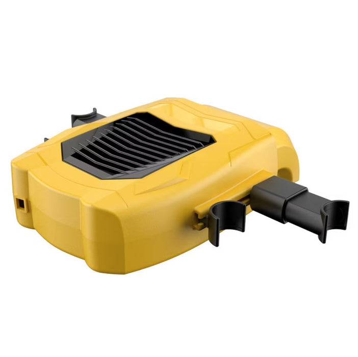 Ventilator universal pentru scaunul masinii, portabil, din ABS, cu 3 viteze, 19x3.5x3.5 cm, galben