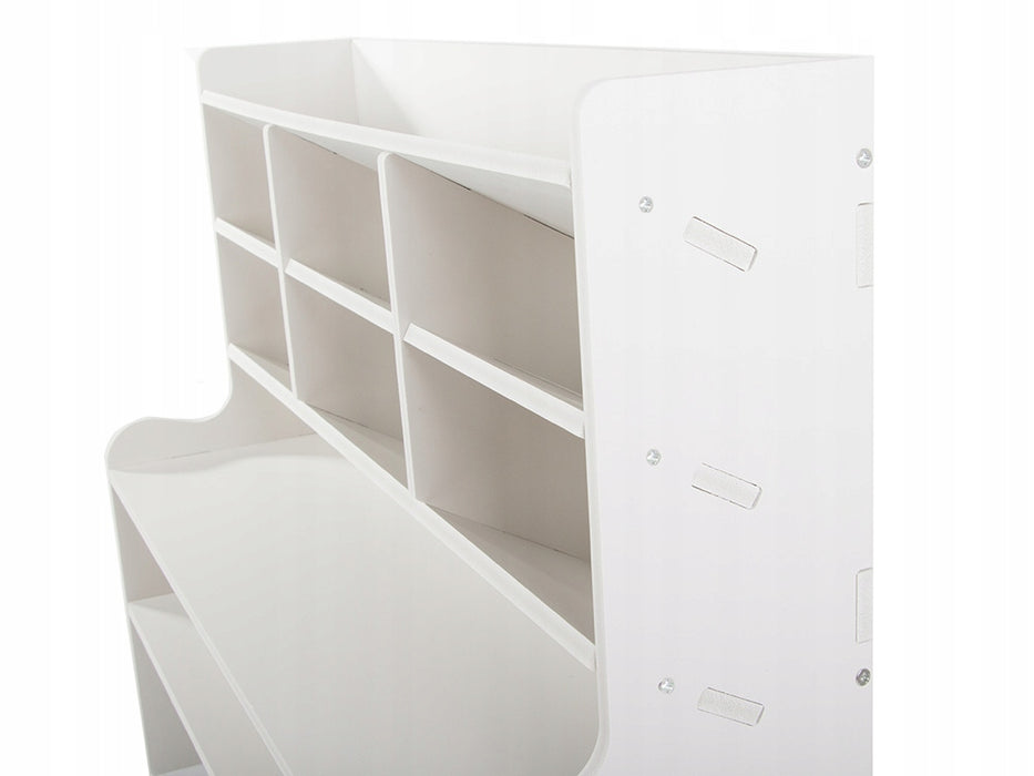 Organizator tip birou, Material plastic + spuma presata, Alb