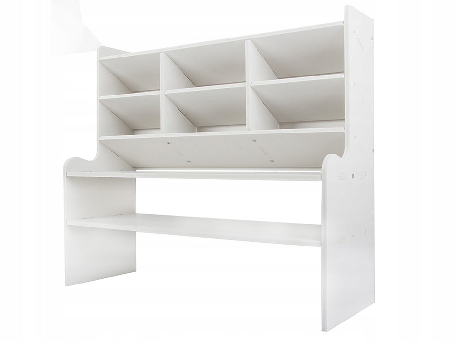 Organizator tip birou, Material plastic + spuma presata, Alb