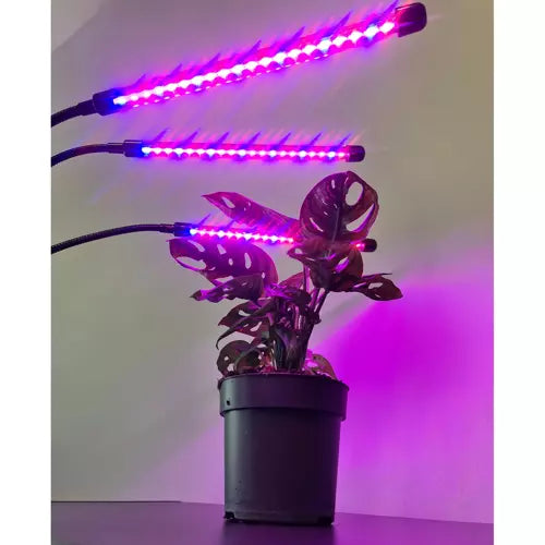 LED UV лампа за стимулиране и отглеждане на растения, черно