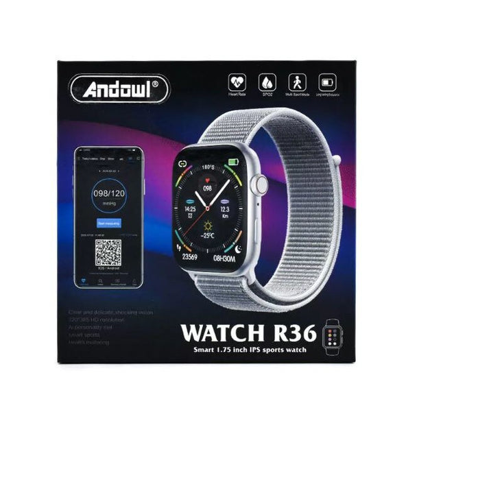Smart Clock - Sportwatch Sportwatch R36 1,75 ίντσες, Bluetooth, πολλαπλή παρακολούθηση