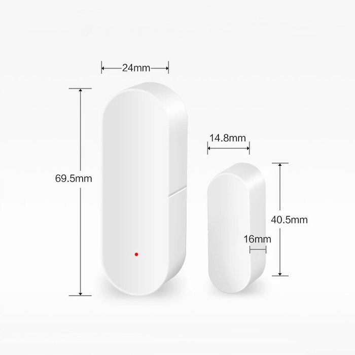 Senzor Magnetic Wireless, pentru Usa sau Fereastra, Compatibil Tuya Smart, Alexa si Google Assistant