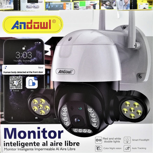 ANDOWL Q-SX010 Camera Surveillance, Full HD 4K, Ασύρματη, Αντίσταση καιρού